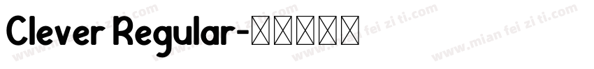Clever Regular字体转换
